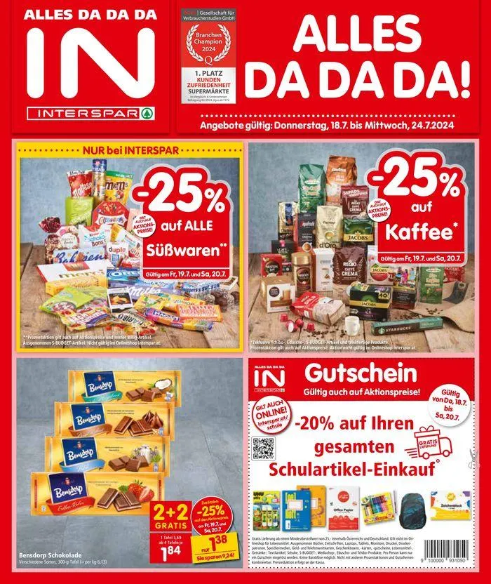 Exklusive Schnäppchen von 19. Juli bis 2. August 2024 - Flugblätt seite 1