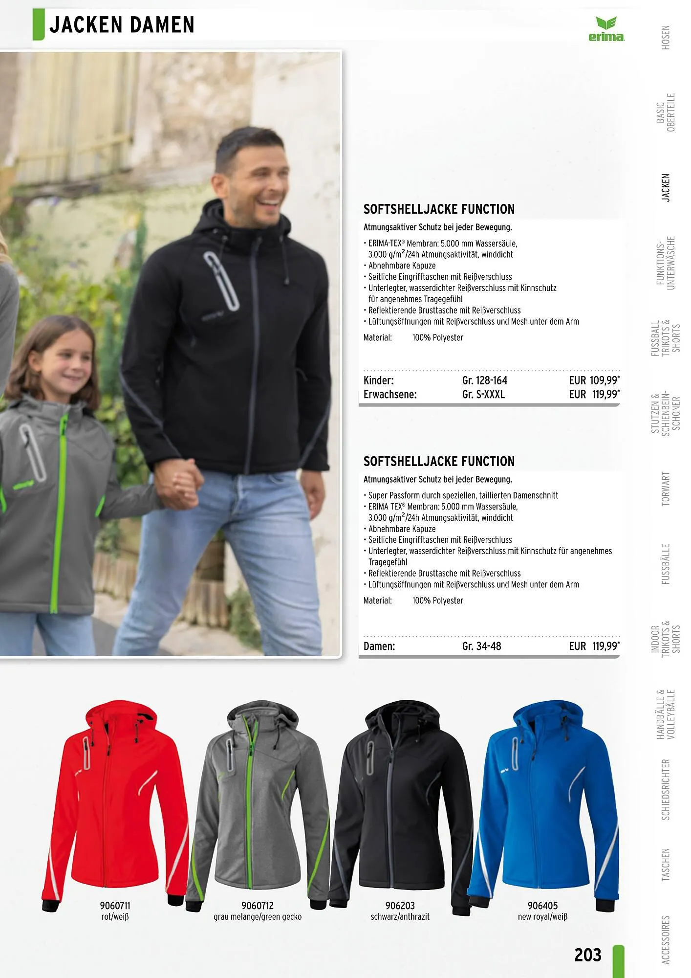 ERIMA Flugblatt von 2. Jänner bis 31. Dezember 2024 - Flugblätt seite 203