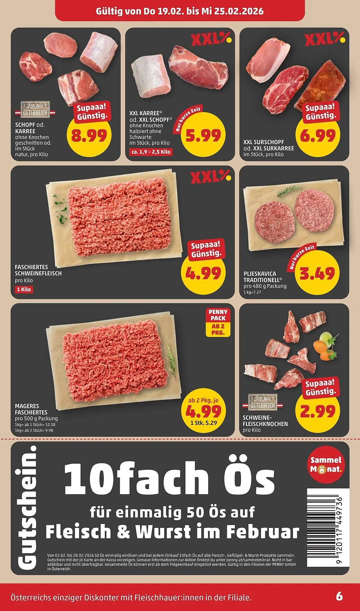 PENNY Flugblatt von 19. Februar bis 26. Februar 2026 - Flugblätt seite 6