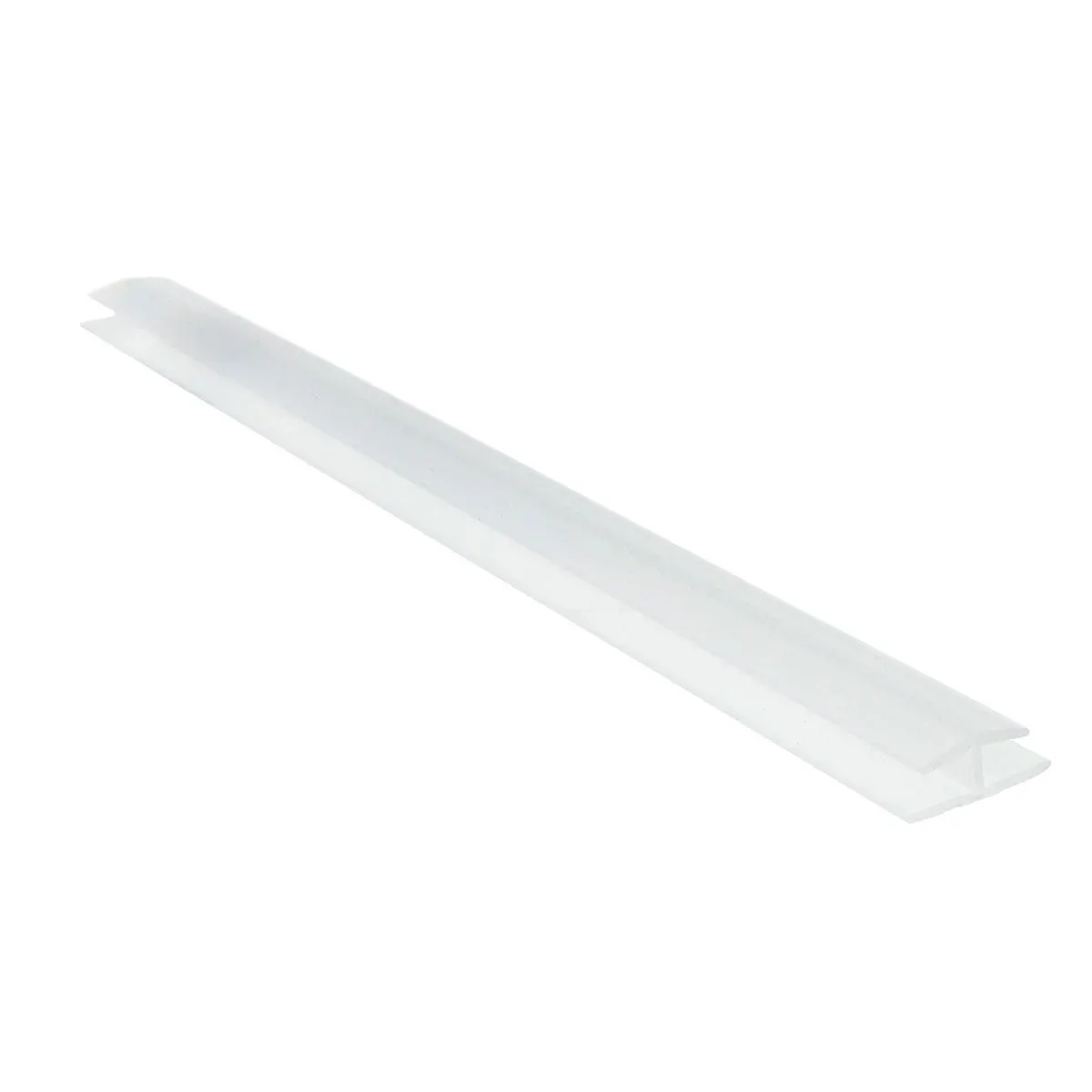 Zwischenprofil für Rückwände 3,2 mm transparent 16,5 x 4 x 2500 mm