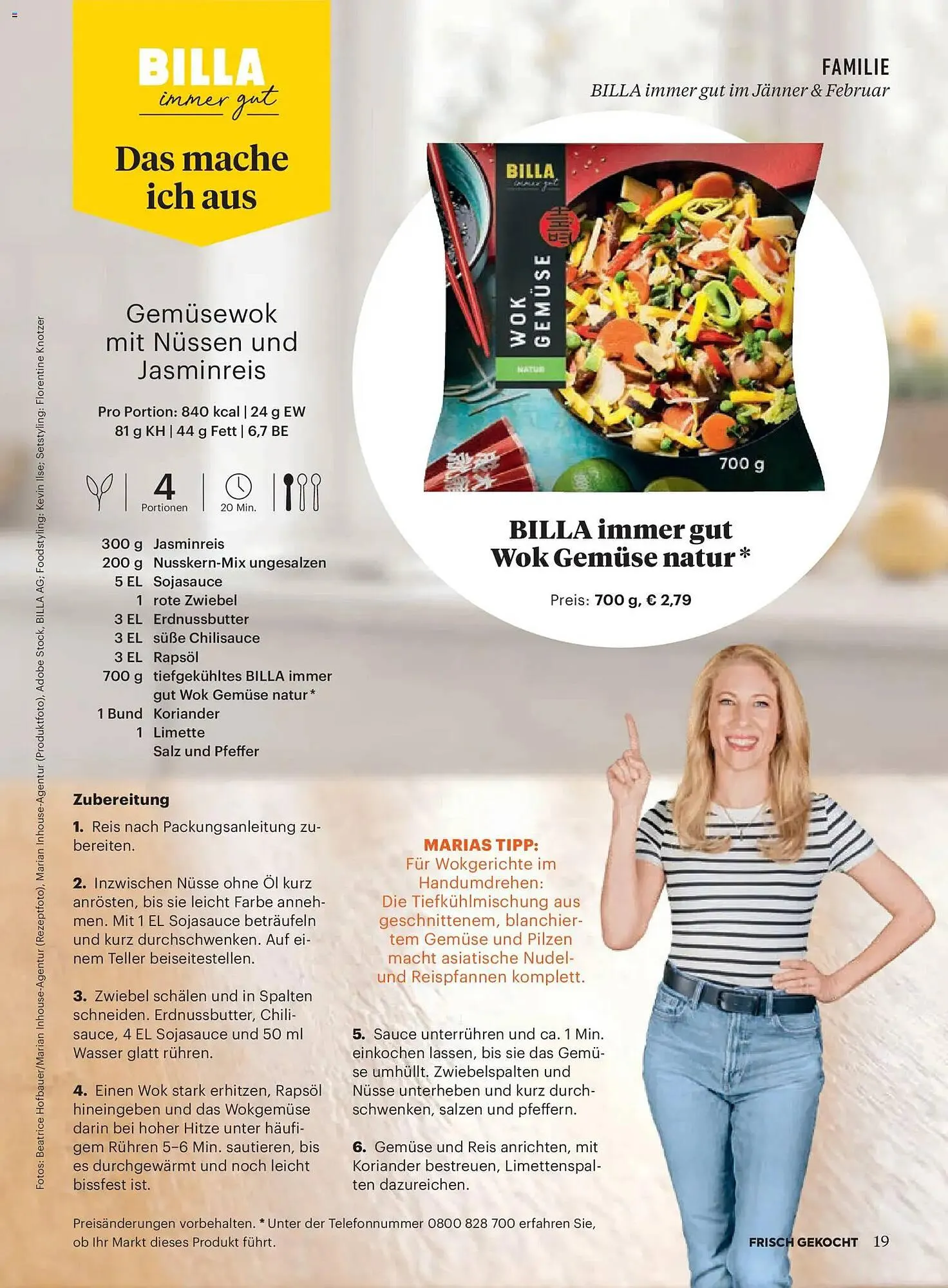 Billa Flugblatt von 1. Jänner bis 28. Februar 2026 - Flugblätt seite 15