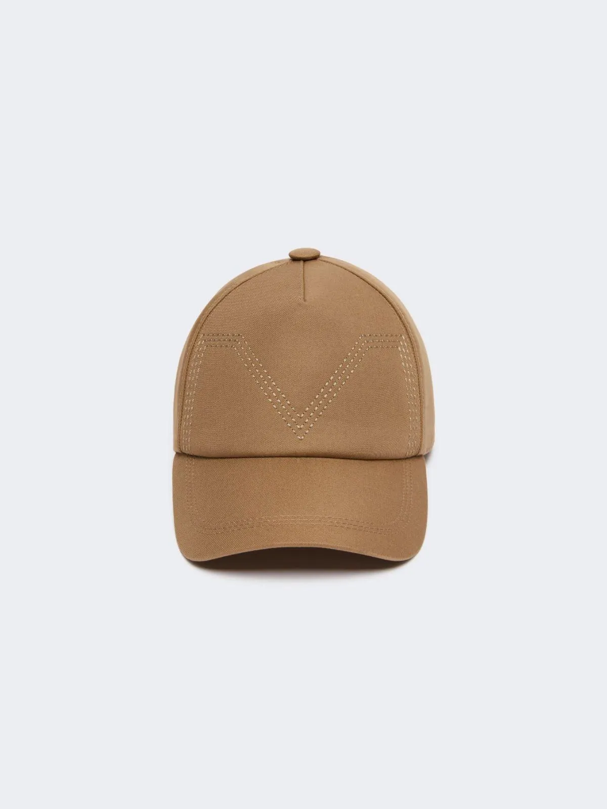 Baseballcap aus wasserabweisendem Gabardine - Khaki