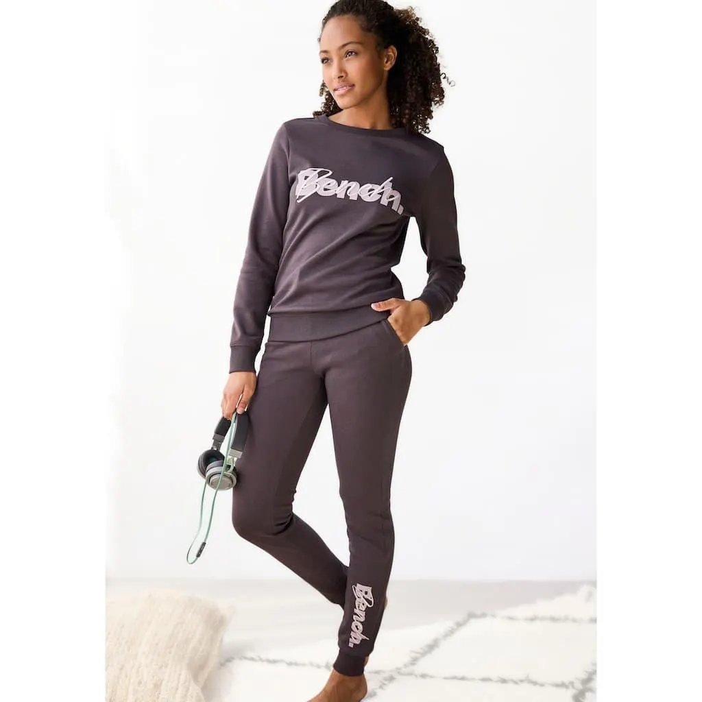 Bench. Loungewear Sweatpants mit Logodruck und Stickerei, Loungewear