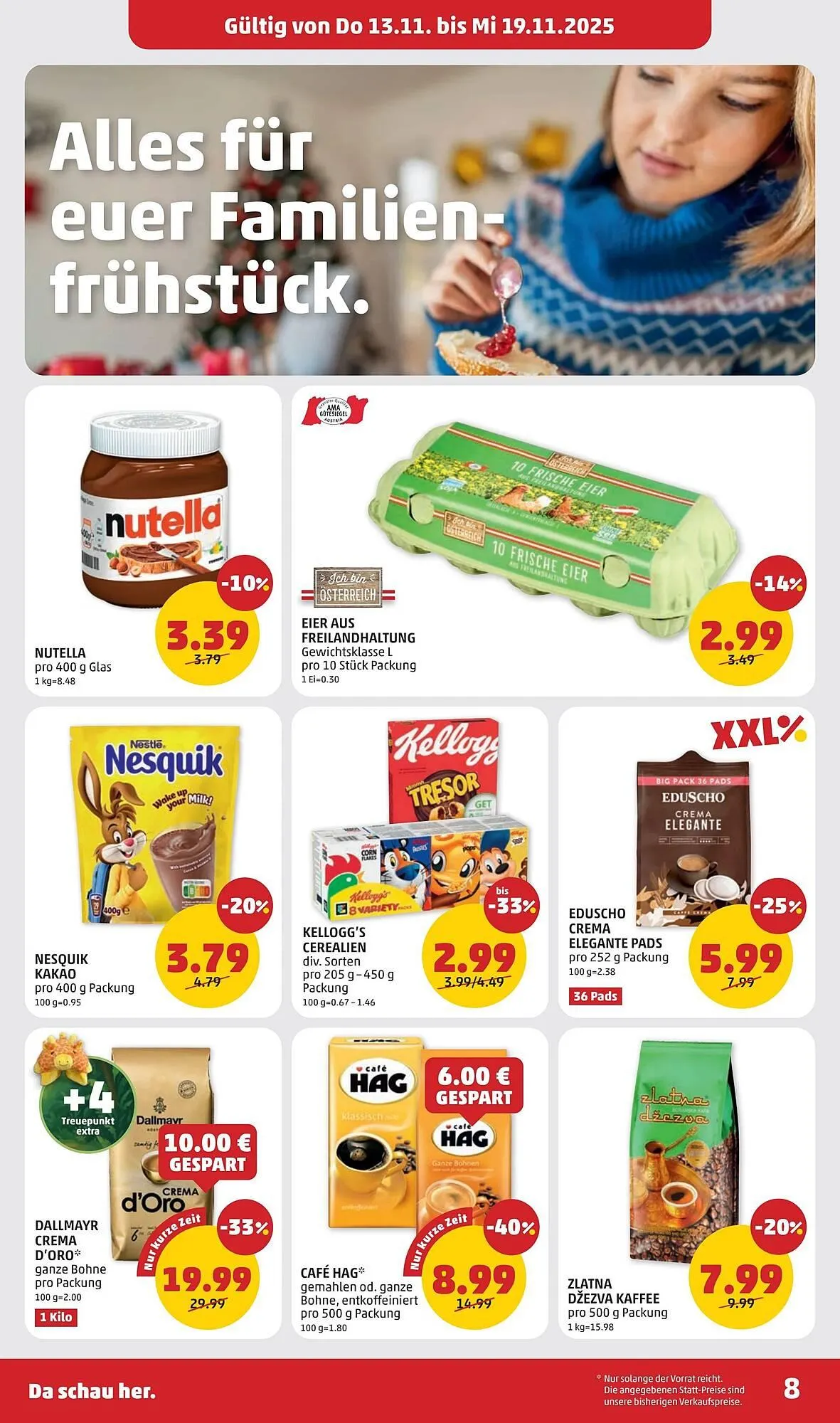 PENNY Flugblatt von 13. November bis 19. November 2025 - Flugblätt seite  8