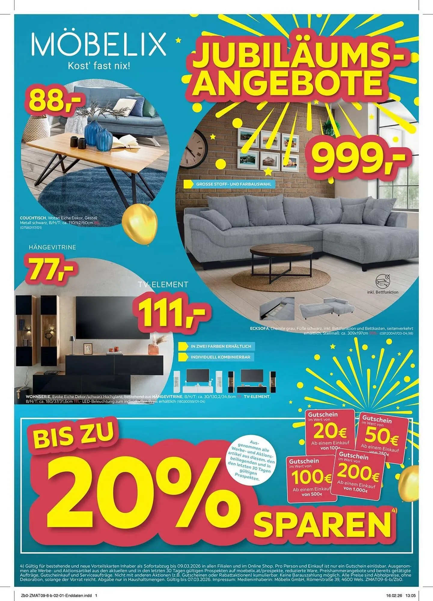 Möbelix Prospekt von 24. Februar bis 7. März 2026 - Flugblätt seite  2