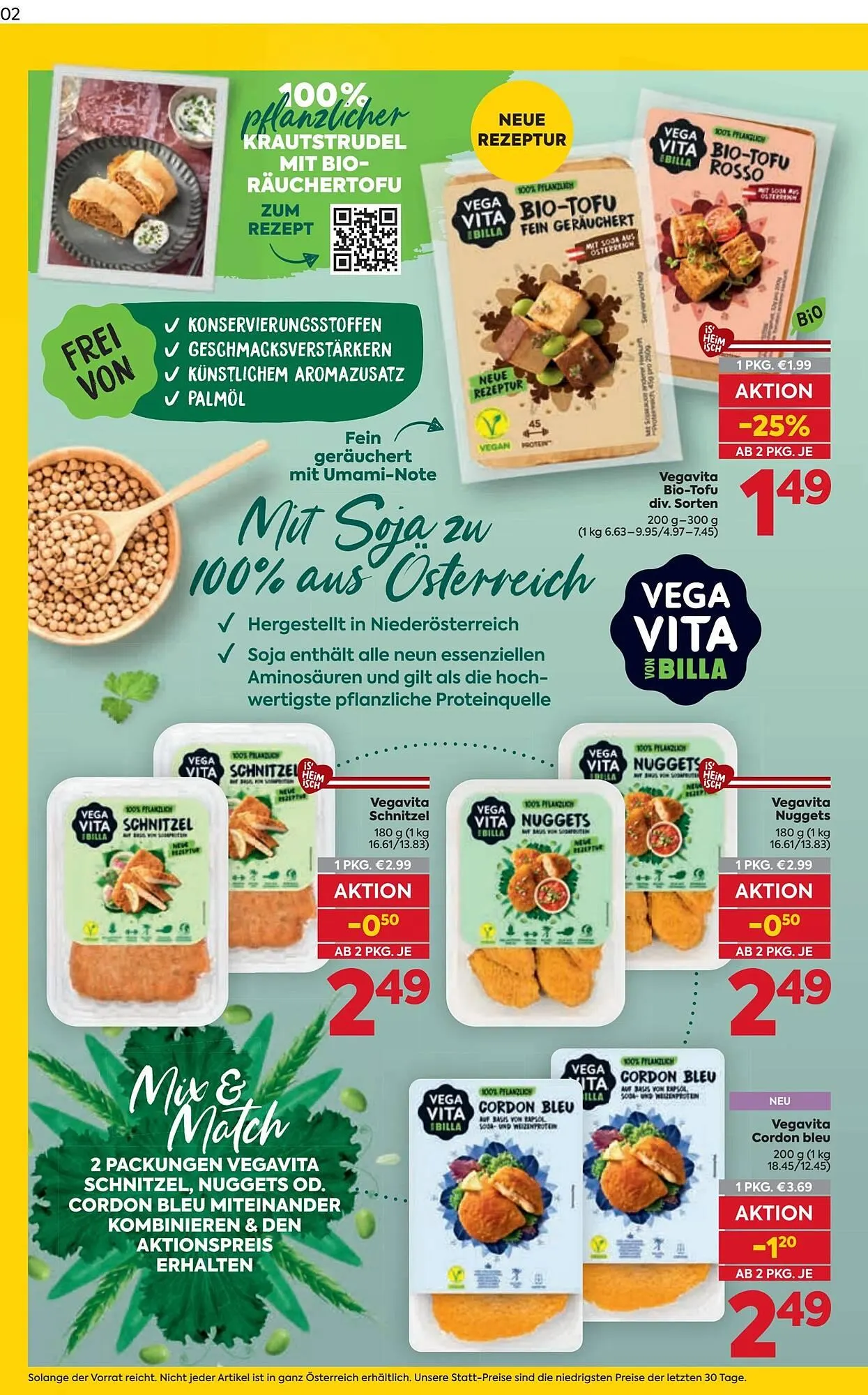 Billa Flugblatt von 15. Jänner bis 21. Jänner 2026 - Flugblätt seite  2