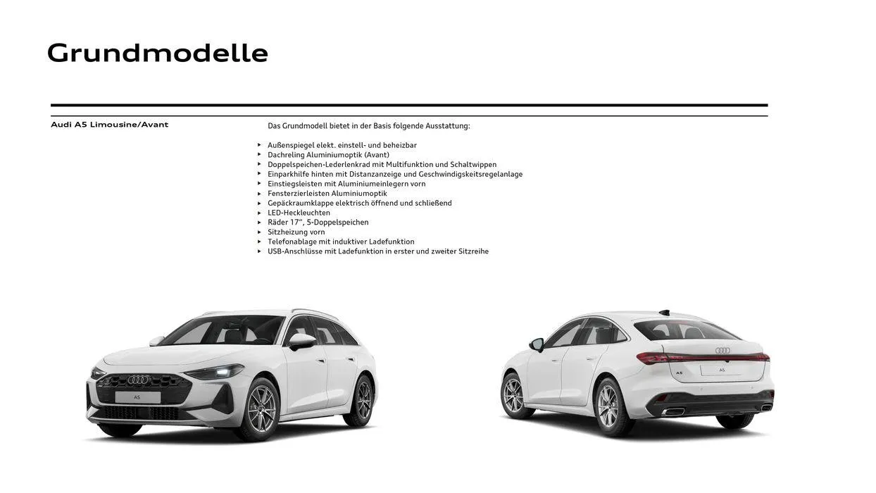 Audi A5 Avant von 26. Juli bis 26. Juli 2025 - Flugblätt seite 6