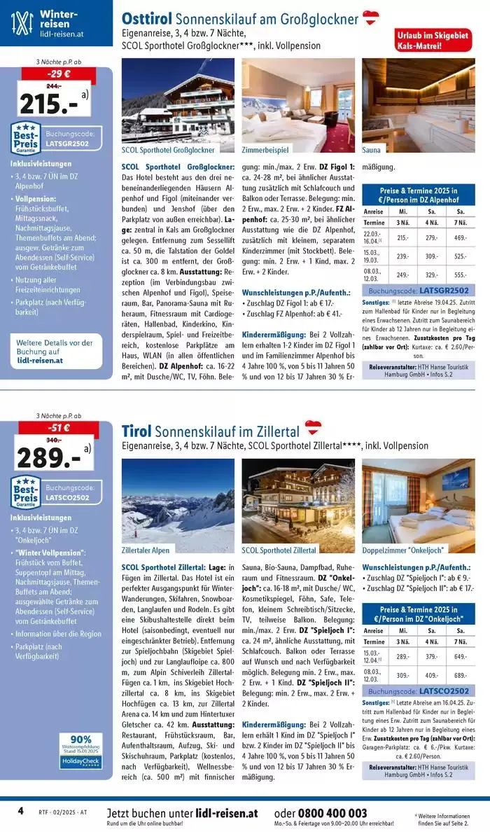 Aktuelle Reiseprospekte Themenprospekt Februar von 12. Februar bis 15. März 2025 - Flugblätt seite 4