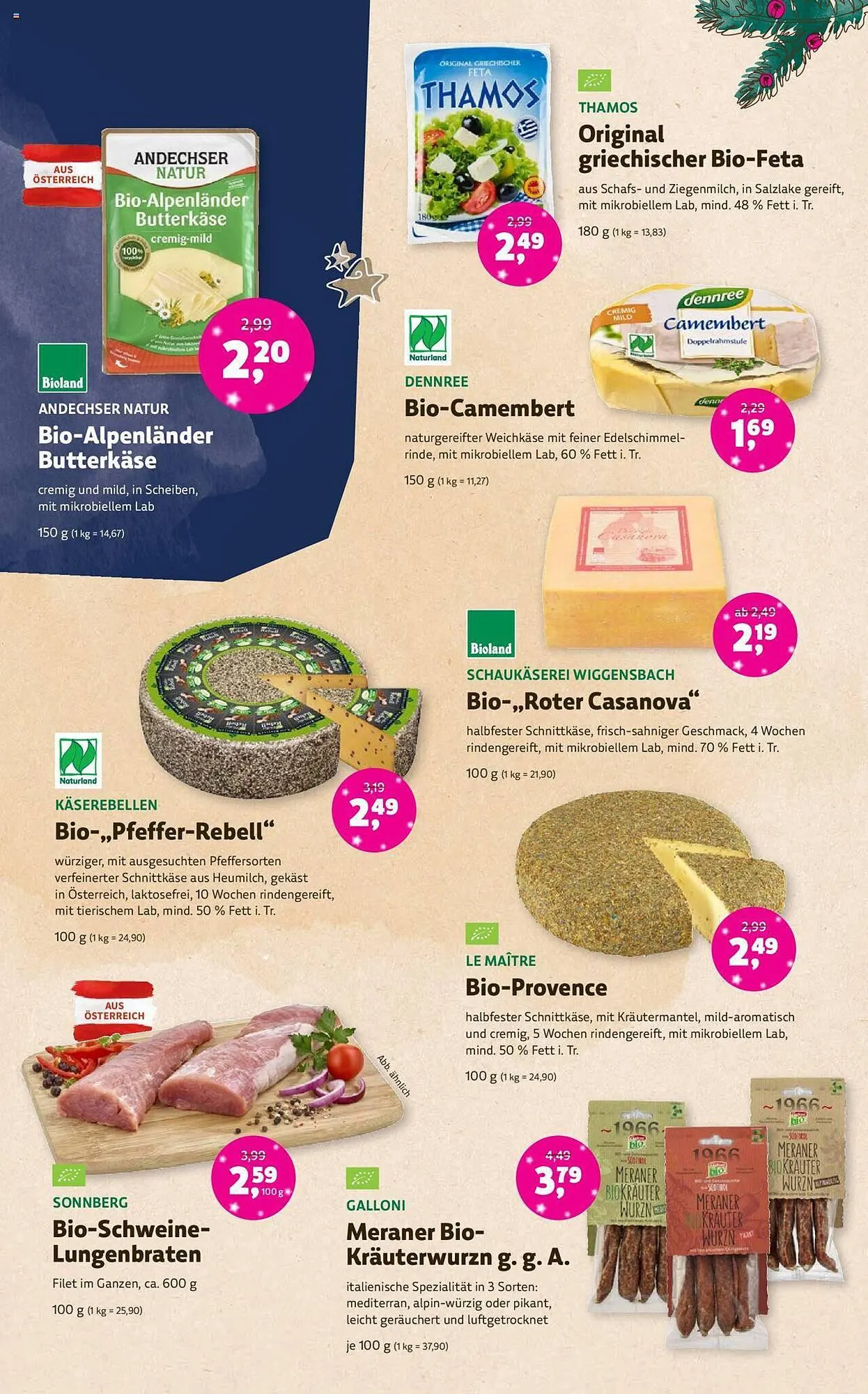 Denn's Biomarkt Flugblatt von 22. November bis 5. Dezember 2023 - Flugblätt seite  6