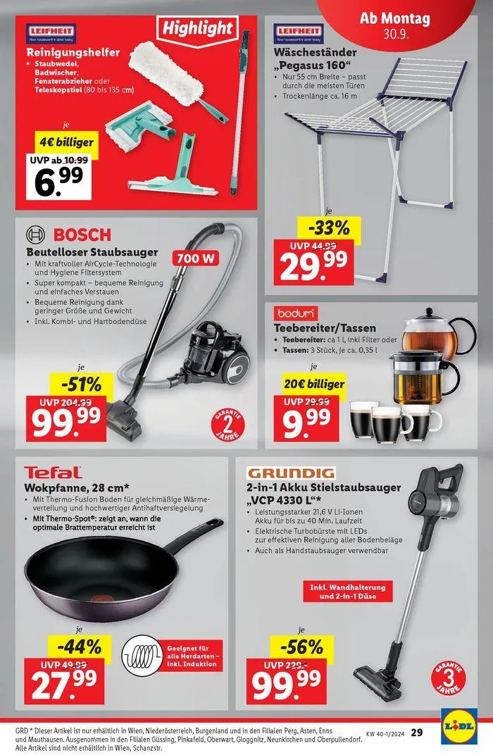 Aktuelle Flugblätter Ab Donnerstag, 26.9. von 26. September bis 2. Oktober 2024 - Flugblätt seite 31