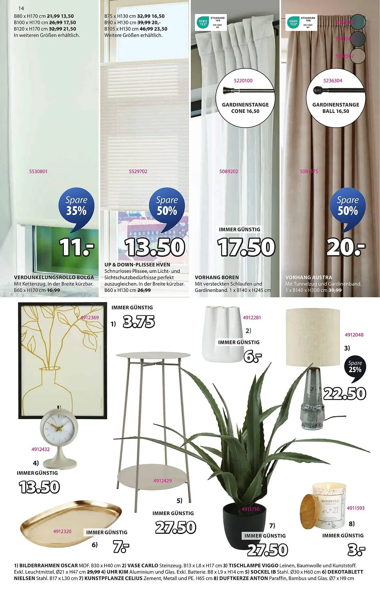 JYSK Flugblatt von 3. Jänner bis 11. Februar 2025 - Flugblätt seite 14