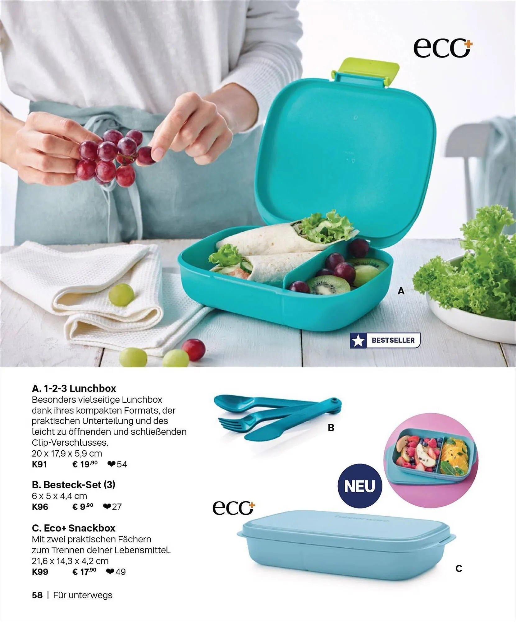 Tupperware Flugblatt von 1. September bis 29. Februar 2024 - Flugblätt seite  58