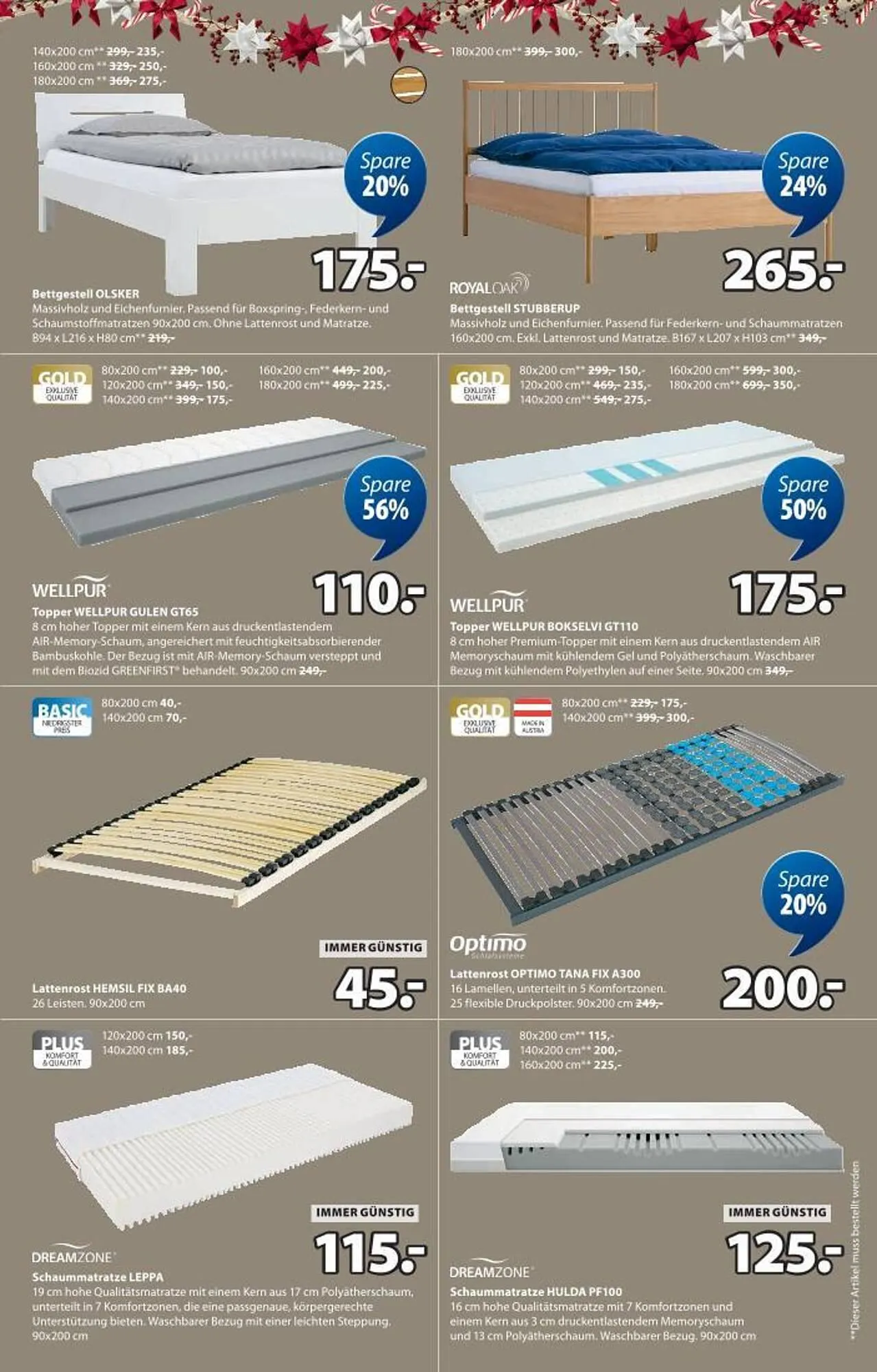 JYSK Flugblatt von 27. Oktober bis 2. Dezember 2025 - Flugblätt seite 5