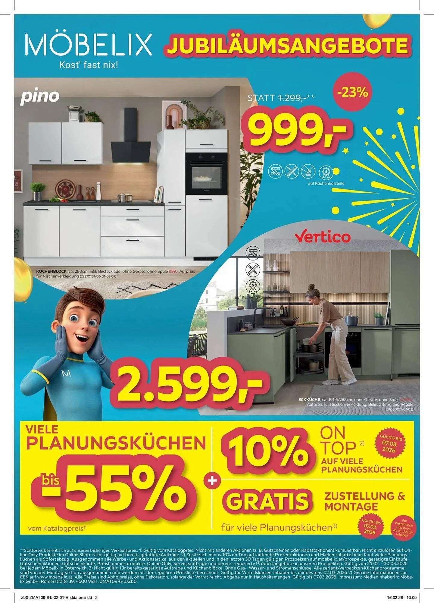 Möbelix Prospekt von 24. Februar bis 7. März 2026 - Flugblätt seite  1