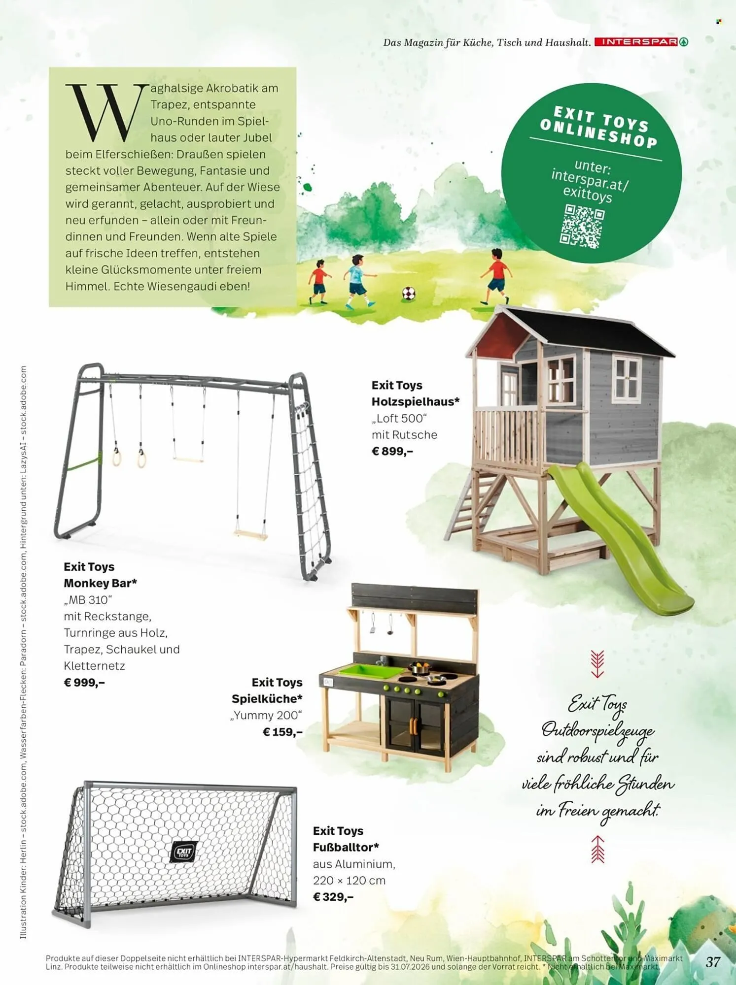 Interspar Flugblatt von 7. April bis 31. Juli 2026 - Flugblätt seite  37