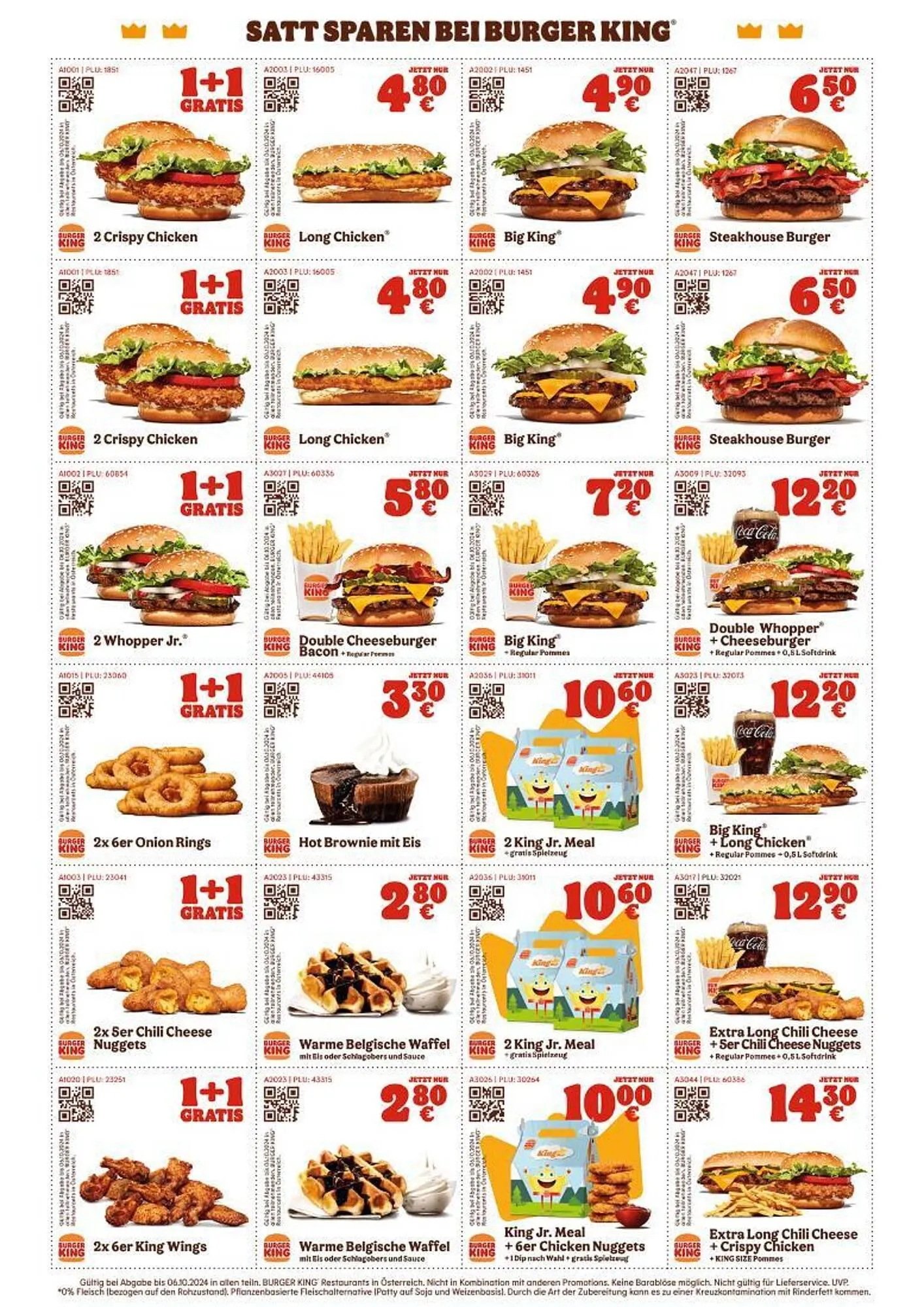 Burger King Flugblatt - 1