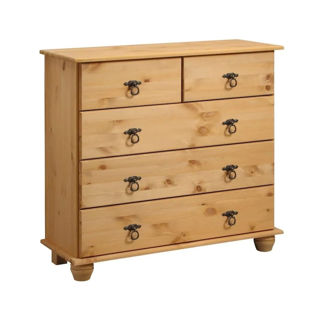 Home affaire Kommode »Finca« aus massivem Kiefernholz, mit Schubladen für Stauraummöglichkeiten