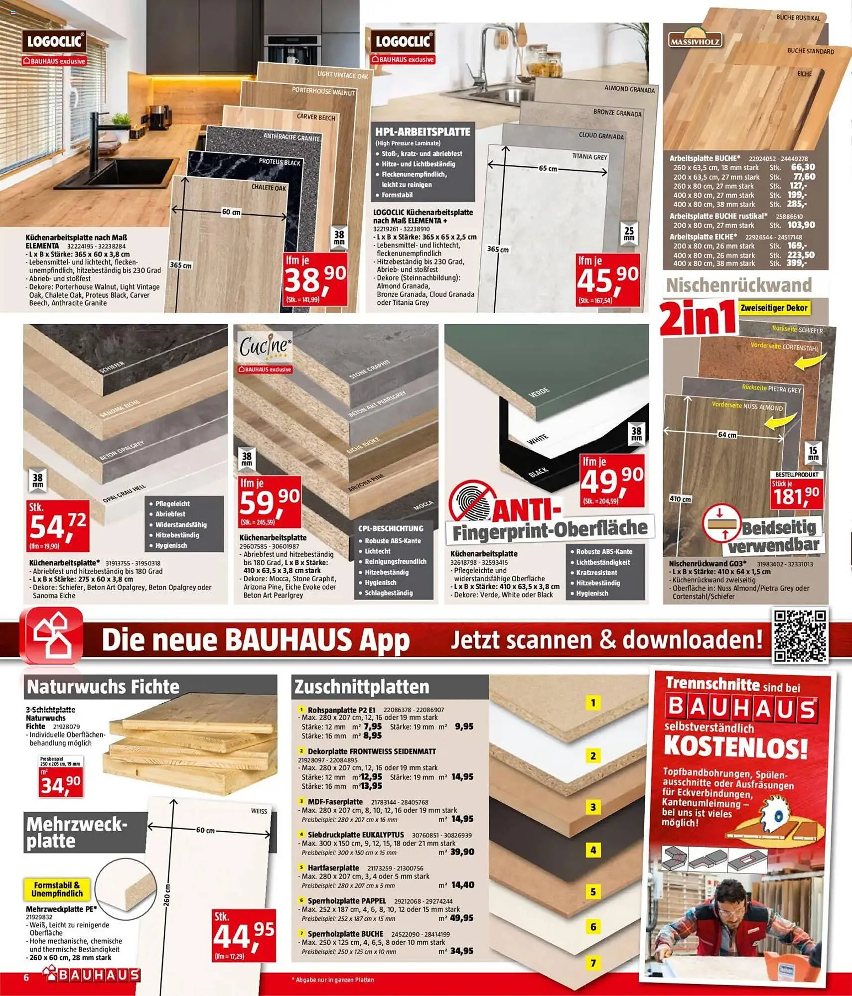Bauhaus Flugblatt von 5. November bis 2. Dezember 2025 - Flugblätt seite 6
