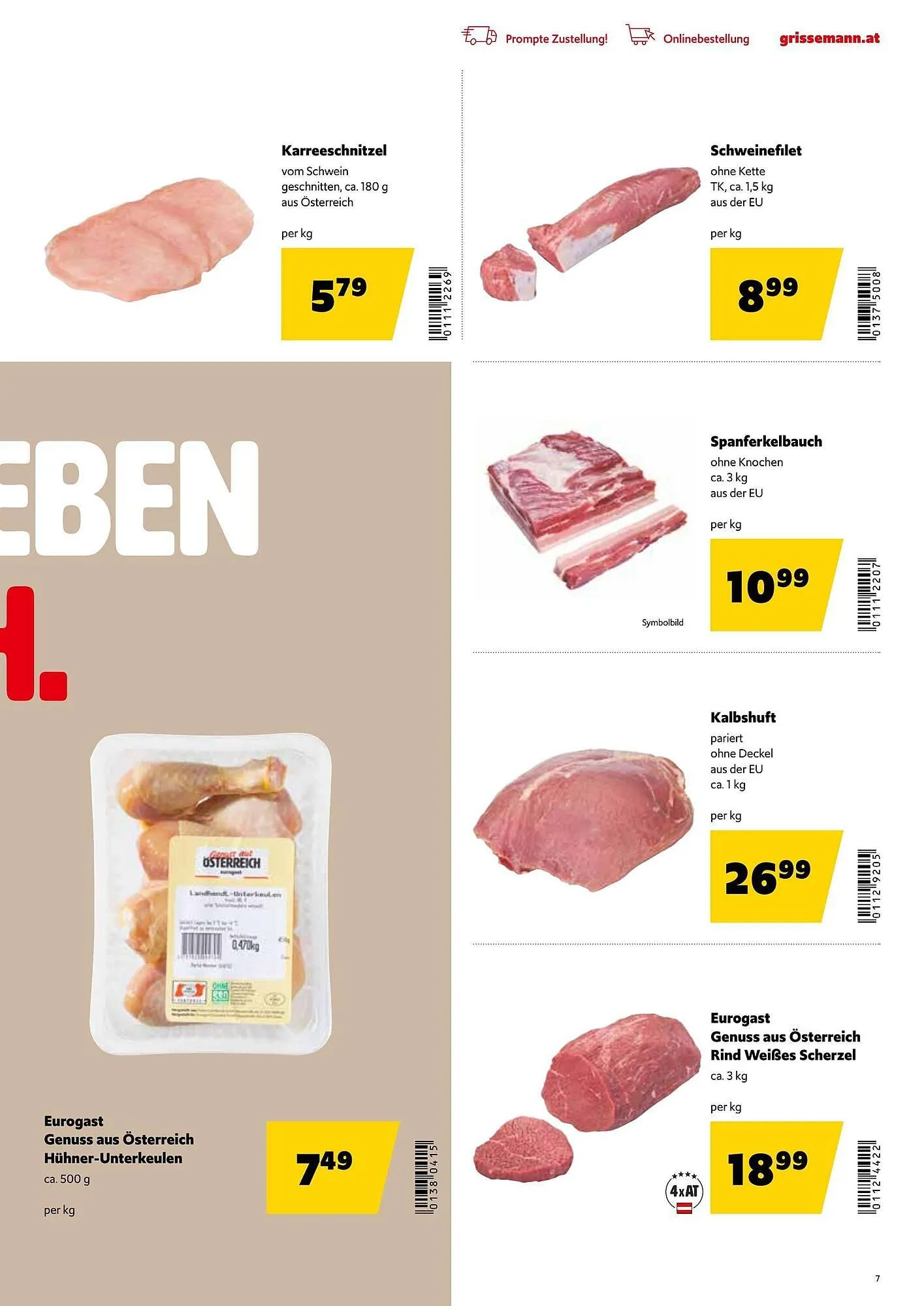 Eurogast Grissemann Flugblatt von 23. Februar bis 7. März 2026 - Flugblätt seite 7