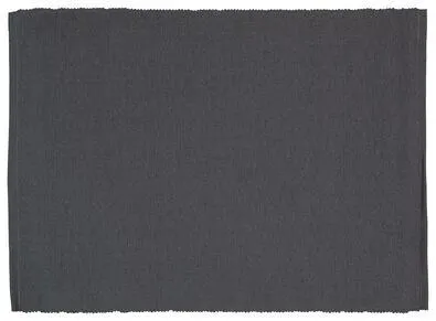 placemats - 42 x 32 - katoen - grijs - 2 stuks