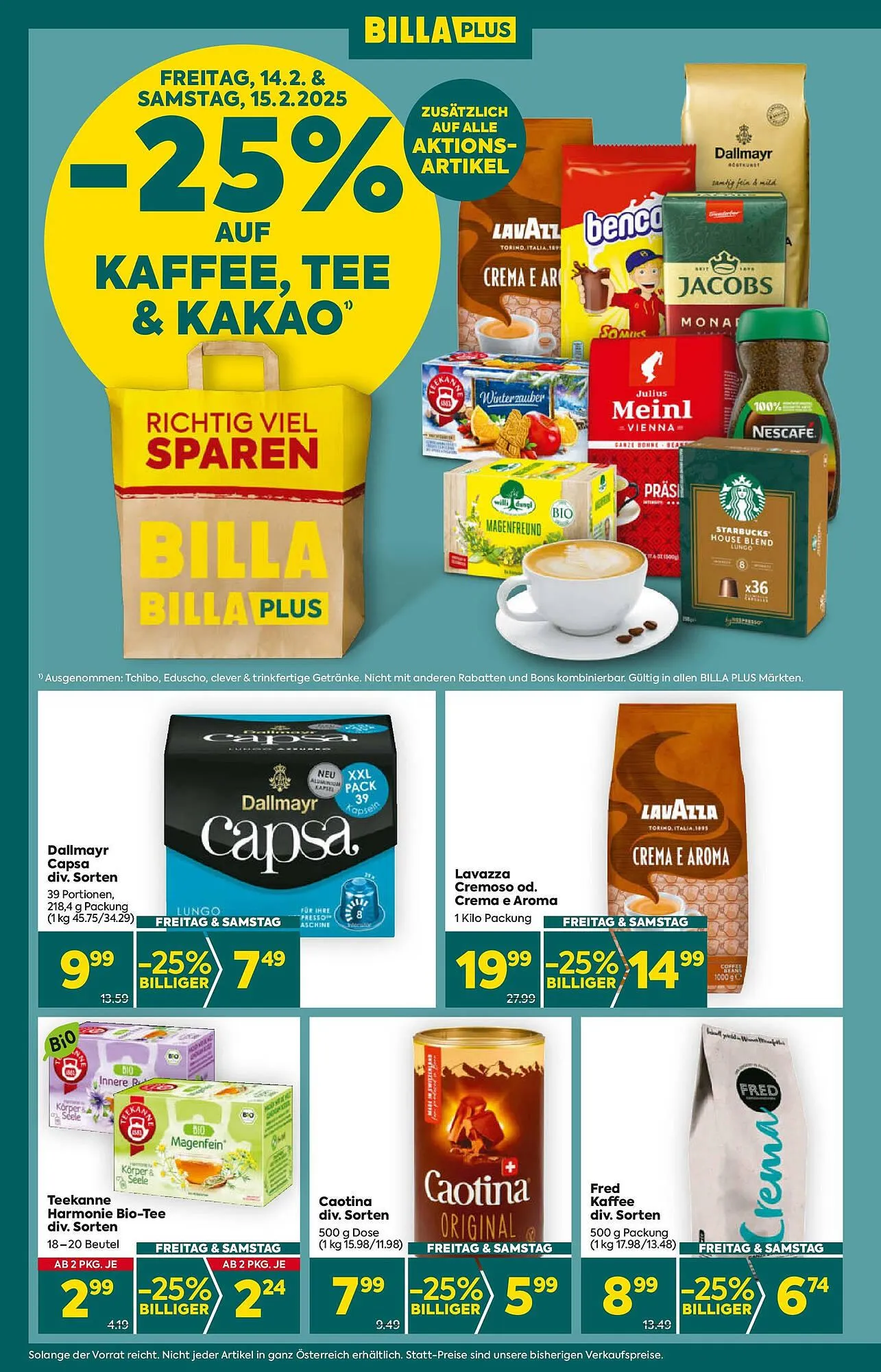 Billa Flugblatt von 13. Februar bis 19. Februar 2025 - Flugblätt seite 2