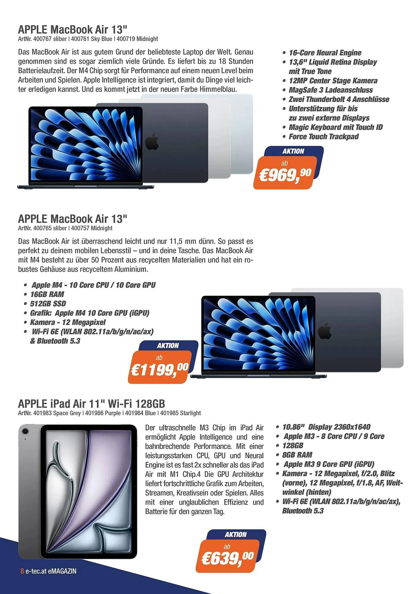 E-tec Flugblatt von 15. September bis 31. Oktober 2025 - Flugblätt seite  8