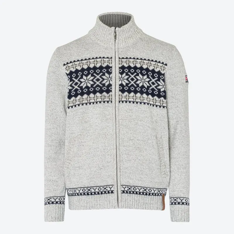 Herren-Strickjacke mit Norweger-Design