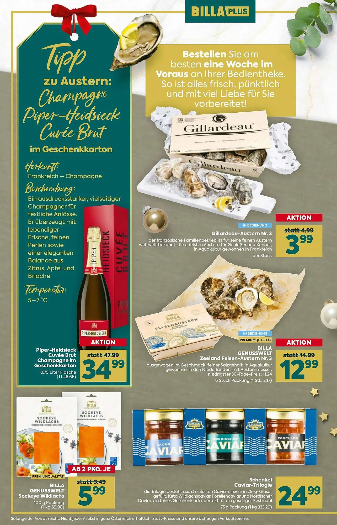 Billa Flugblatt von 27. November bis 24. Dezember 2025 - Flugblätt seite  6