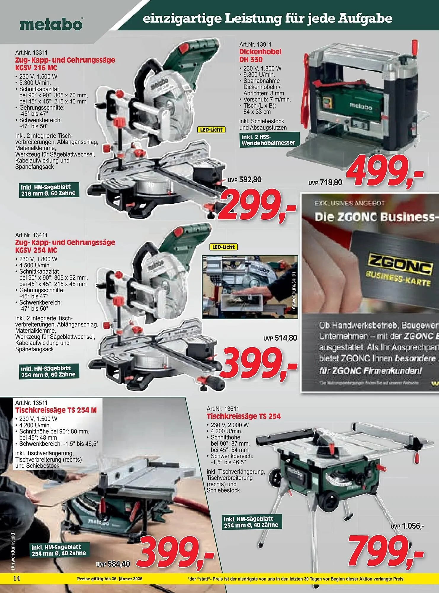 Zgonc Flugblatt von 1. Jänner bis 26. Jänner 2026 - Flugblätt seite  14