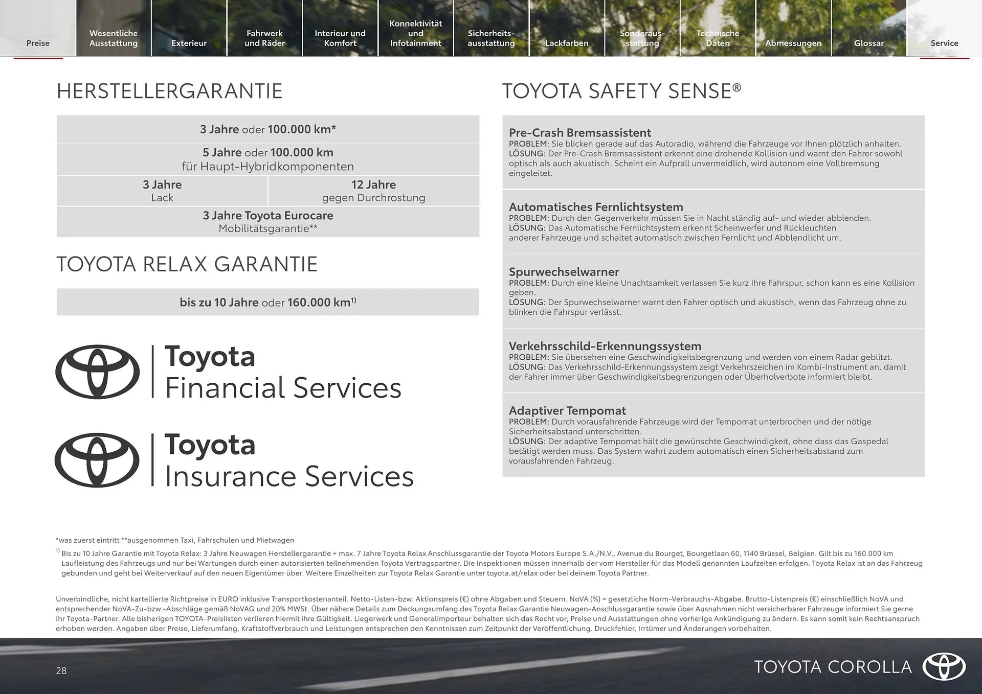Toyota Flugblatt von 1. April bis 30. April 2026 - Flugblätt seite 28
