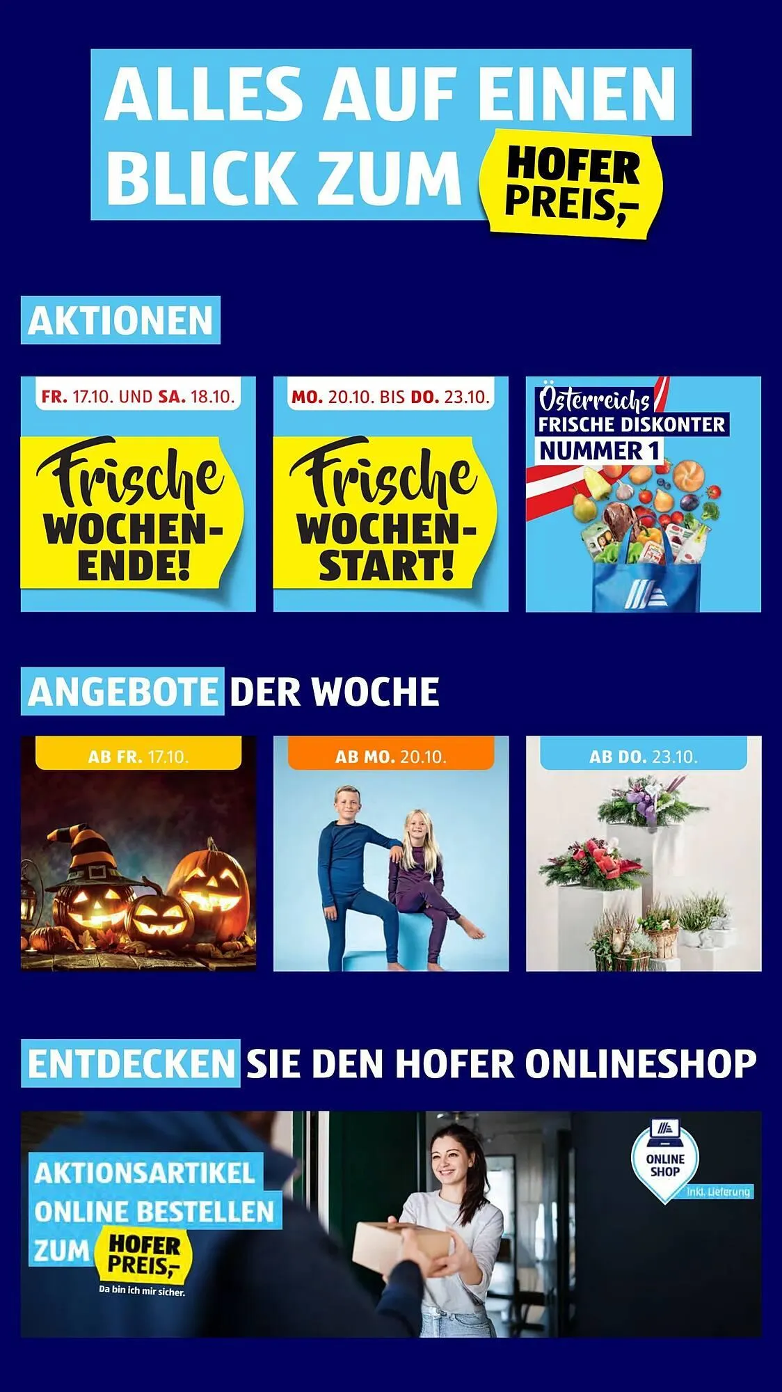 Hofer Flugblatt von 17. Oktober bis 23. Oktober 2025 - Flugblätt seite  2