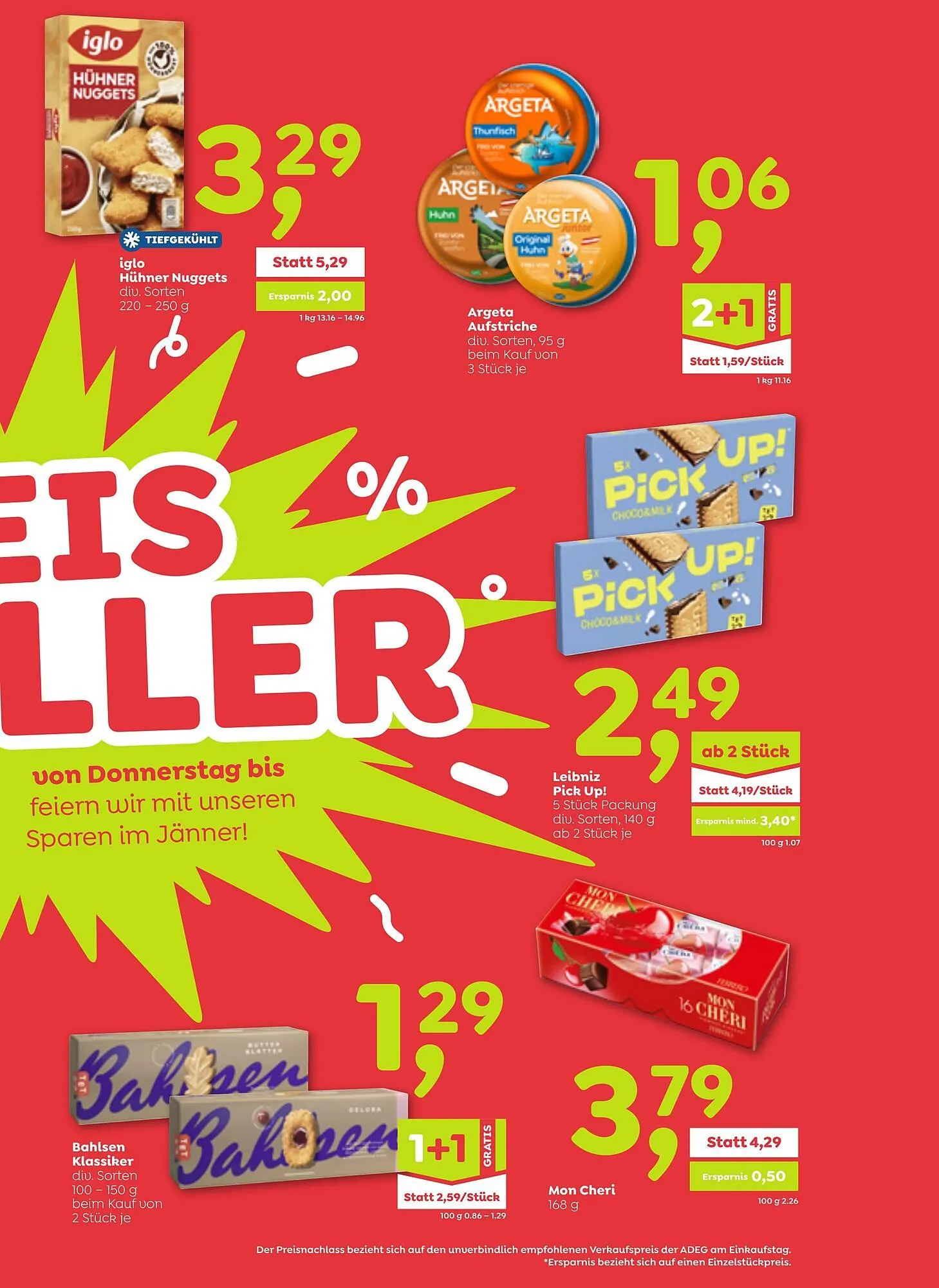 ADEG Flugblatt von 16. Jänner bis 22. Jänner 2025 - Flugblätt seite 3