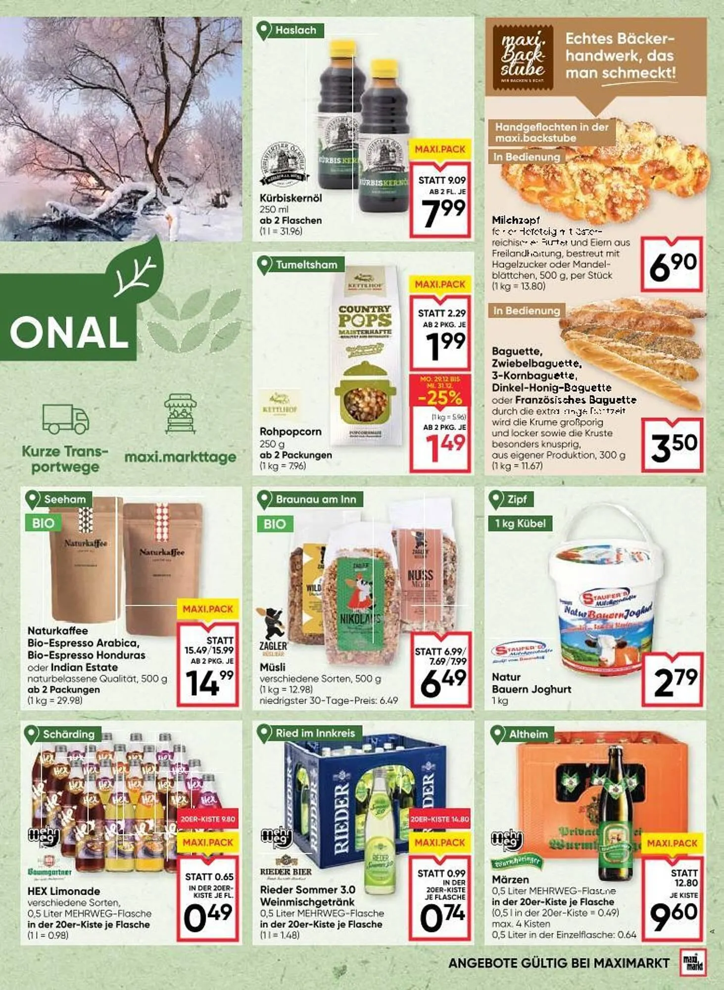 Maximarkt Flugblatt von 23. Dezember bis 31. Dezember 2025 - Flugblätt seite  7