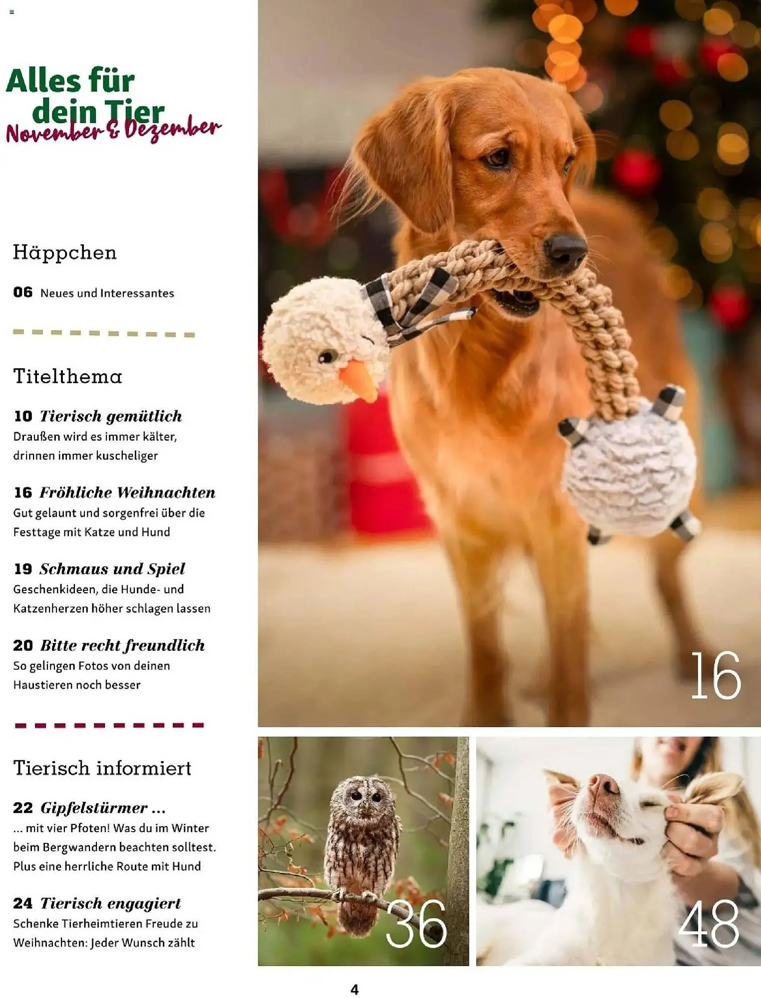 Fressnapf Flugblatt von 1. November bis 31. Dezember 2025 - Flugblätt seite 4