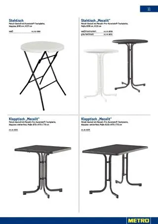 METRO Flugblatt Non-Food - Gast & Garten von 23. Jänner bis 30. Juni 2026 - Flugblätt seite  11