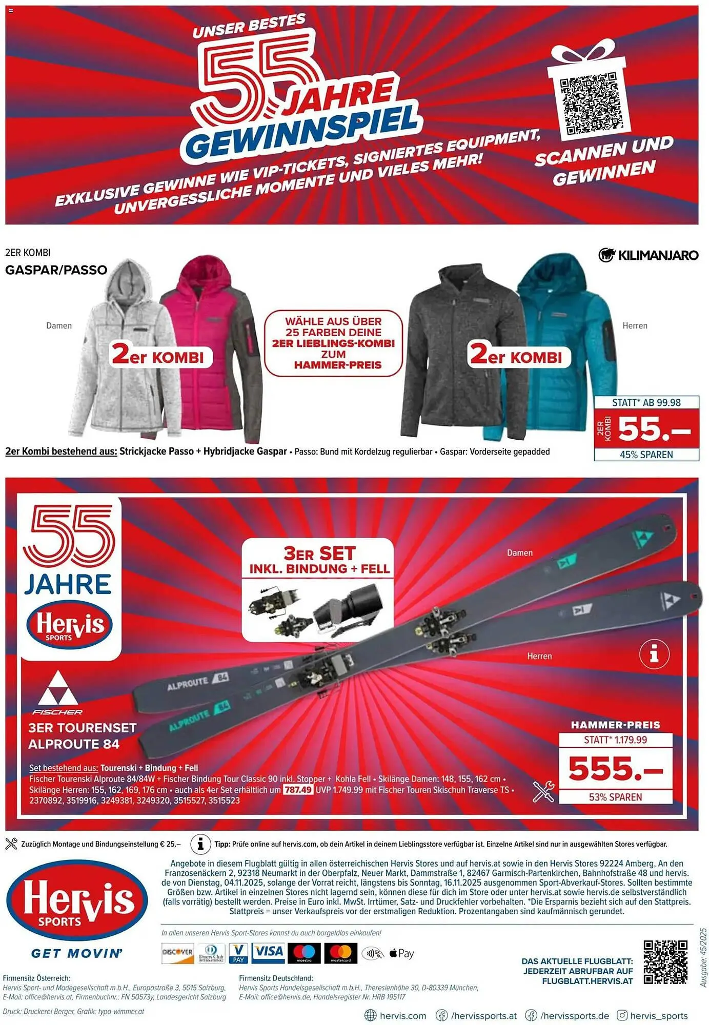 Hervis Flugblatt von 4. November bis 16. November 2025 - Flugblätt seite  12