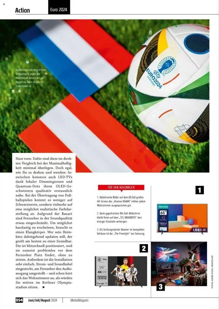 Magazin Juni/Juli/August 2024 von 7. Juni bis 31. August 2024 - Flugblätt seite  54