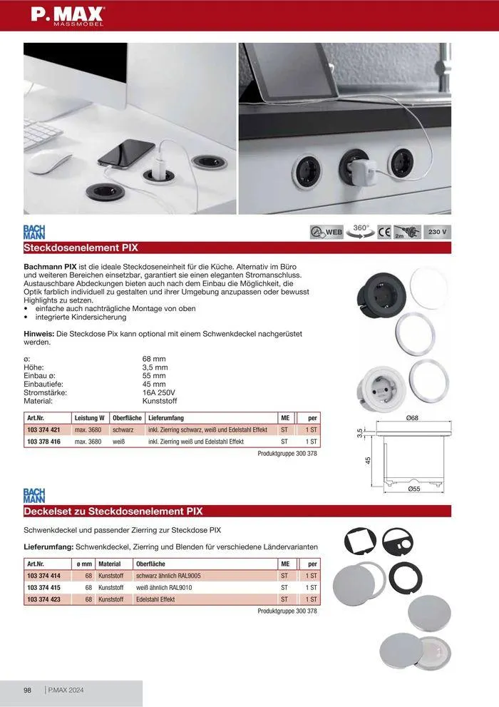 Peter MAX Katalog von 31. Mai bis 31. Dezember 2024 - Flugblätt seite 98