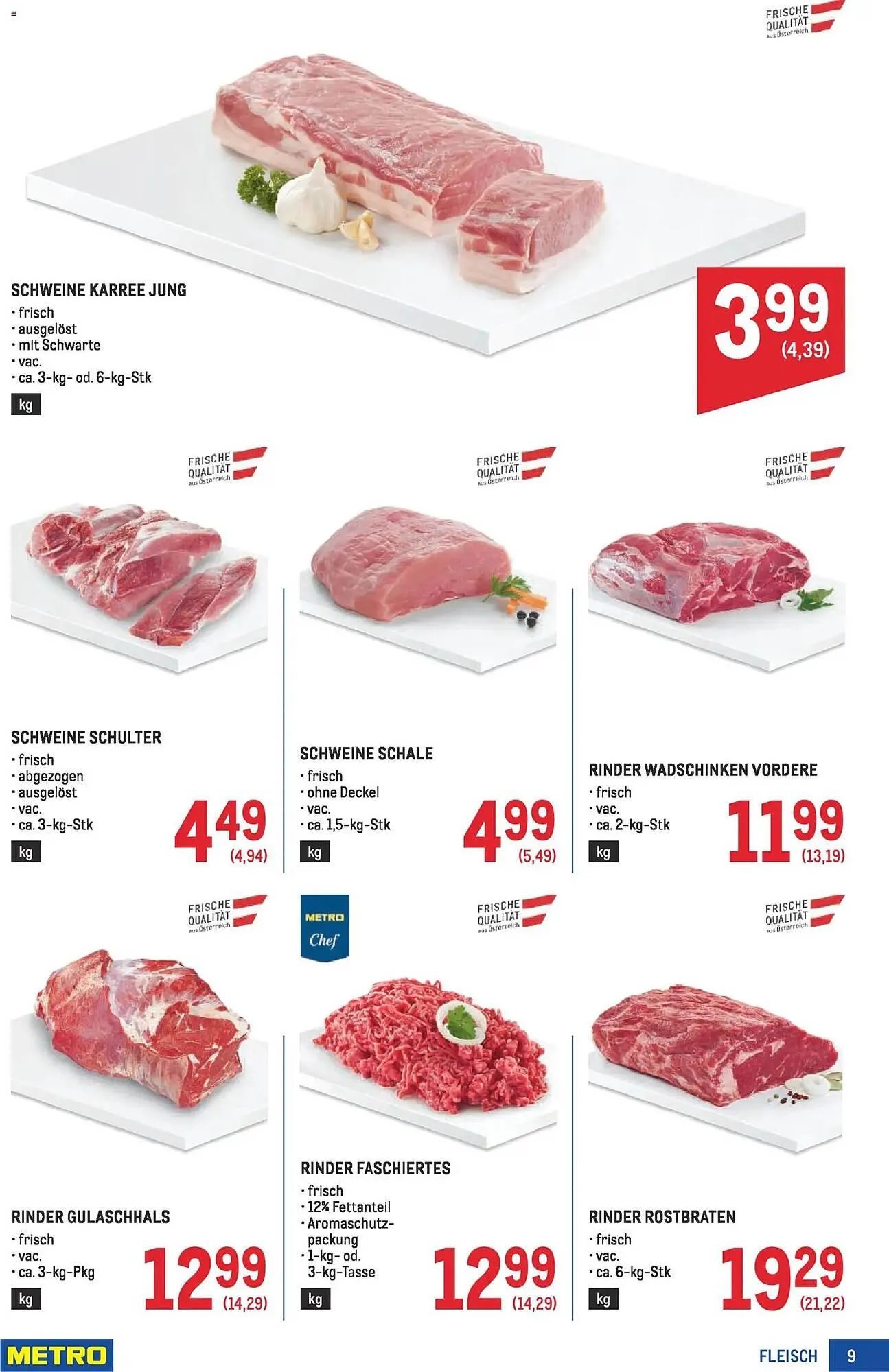 Metro Flugblatt von 8. Jänner bis 21. Jänner 2026 - Flugblätt seite  9