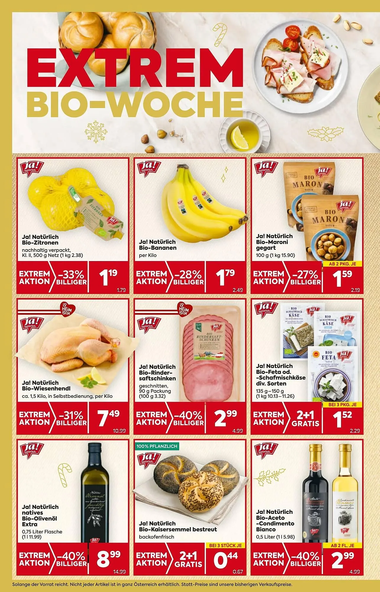 Billa Corso Flugblatt von 4. Dezember bis 10. Dezember 2025 - Flugblätt seite  4