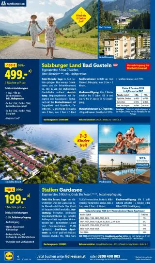 Lidl Reisen von 14. März bis 15. April 2026 - Flugblätt seite 4