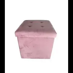 Sitzhocker Samt ca. 38 x 38 cm