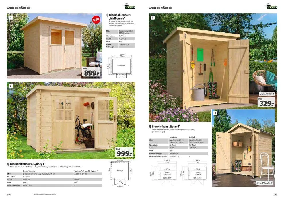 Hagebau flugblatt von 1. März bis 31. Dezember 2024 - Flugblätt seite  123