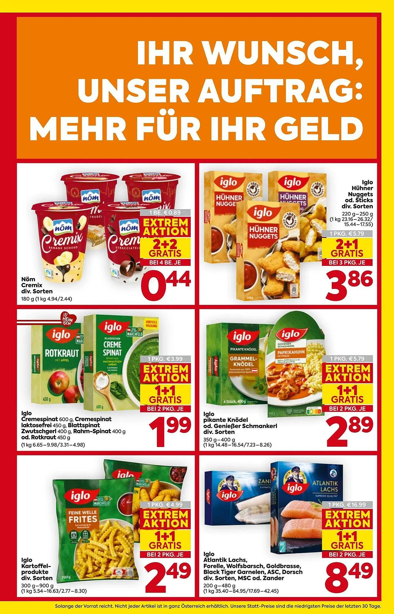 Billa Flugblatt von 5. März bis 11. März 2026 - Flugblätt seite 9