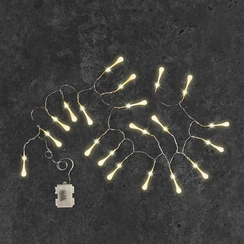 LED-Lichterkette "Tropfen", ca. 335 cm