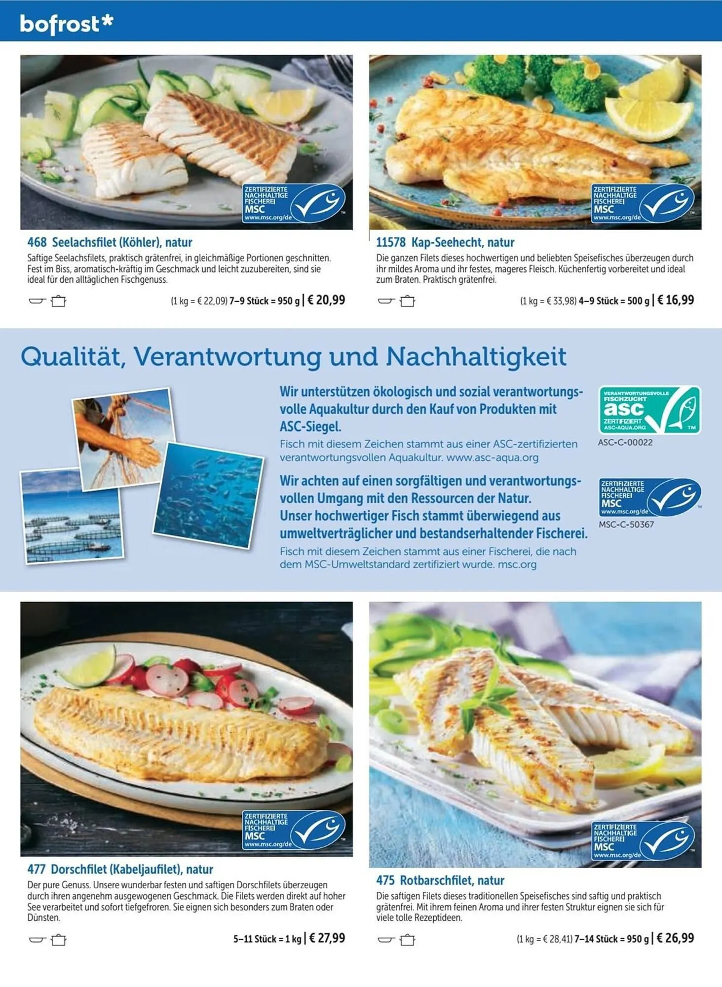 Bofrost Katalog von 13. September bis 6. März 2026 - Flugblätt seite 52