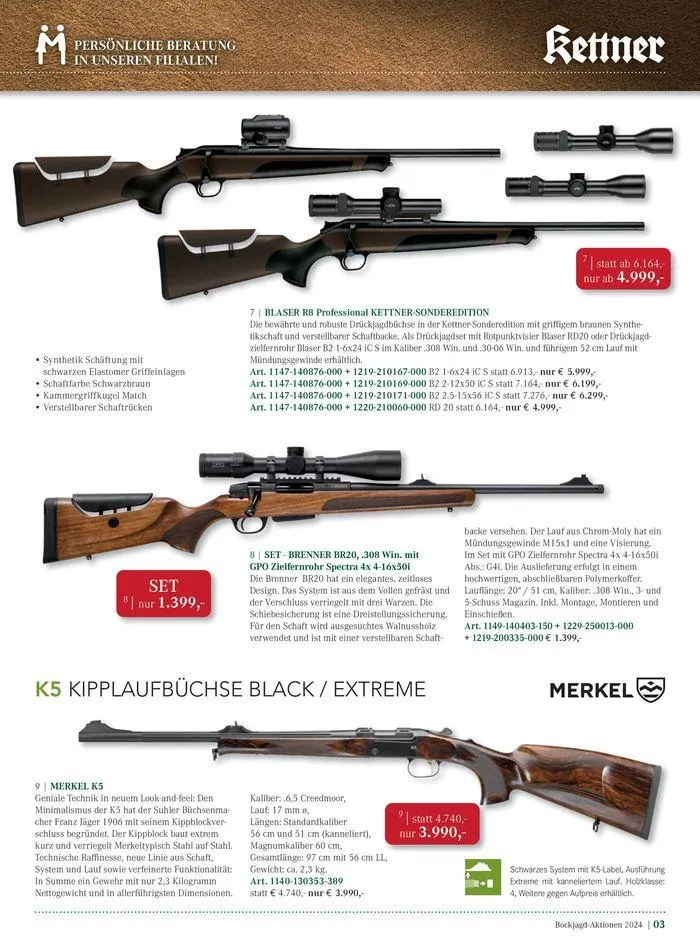 Bock Jagd Aktionen 2024 von 26. Juni bis 31. Dezember 2024 - Flugblätt seite 3