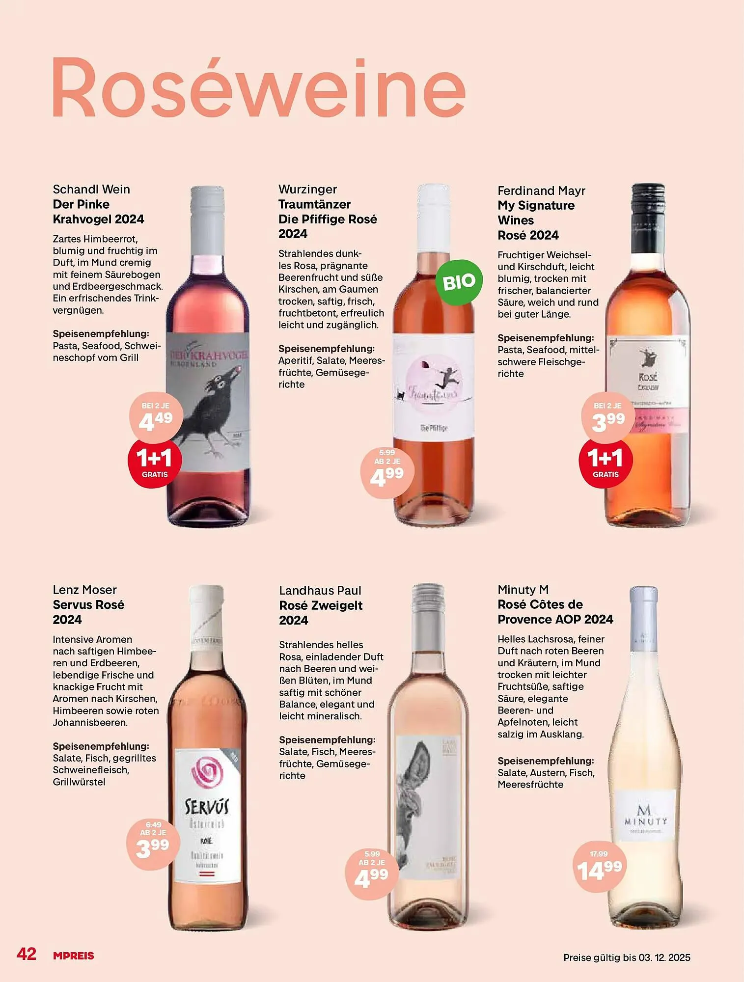 MPreis Flugblatt von 24. November bis 14. Dezember 2025 - Flugblätt seite  42