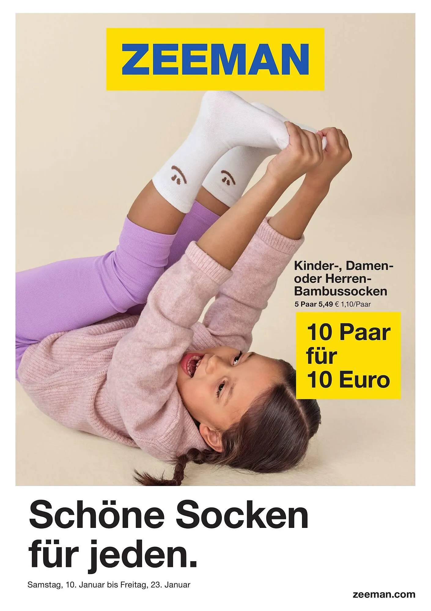 Zeeman Prospekt von 10. Jänner bis 23. Jänner 2026 - Flugblätt seite 1