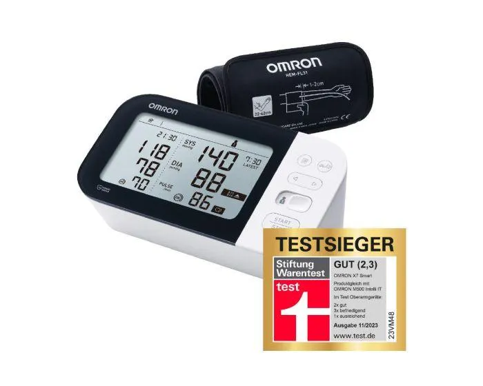 OMRON Oberarm-Blutdruckmessgerät M500 Intelli IT